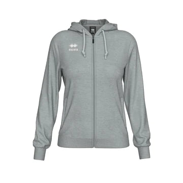 Errea Wita Full-Zip Hooded Top Womens (Grey)