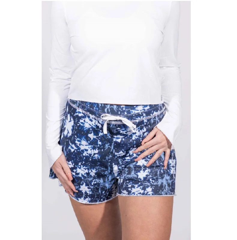 Court Short - Tie Dye Navy