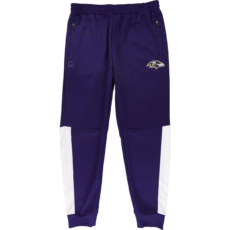 MSX Mens Baltimore Ravens Athletic Jogger Pants, Purple, Large