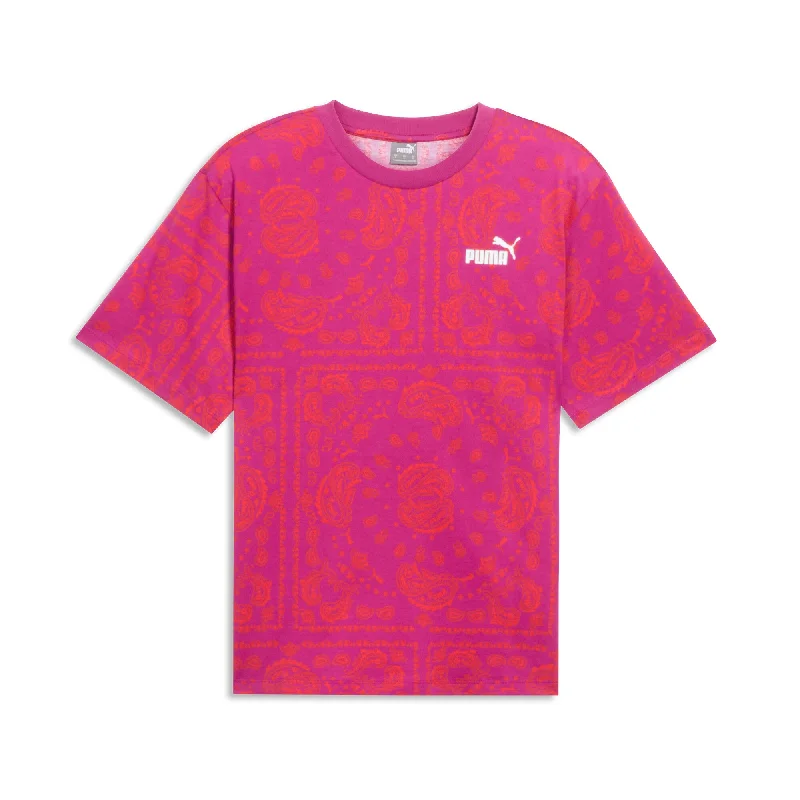 PUMA Women's ESS+ Paisley AOP Tee