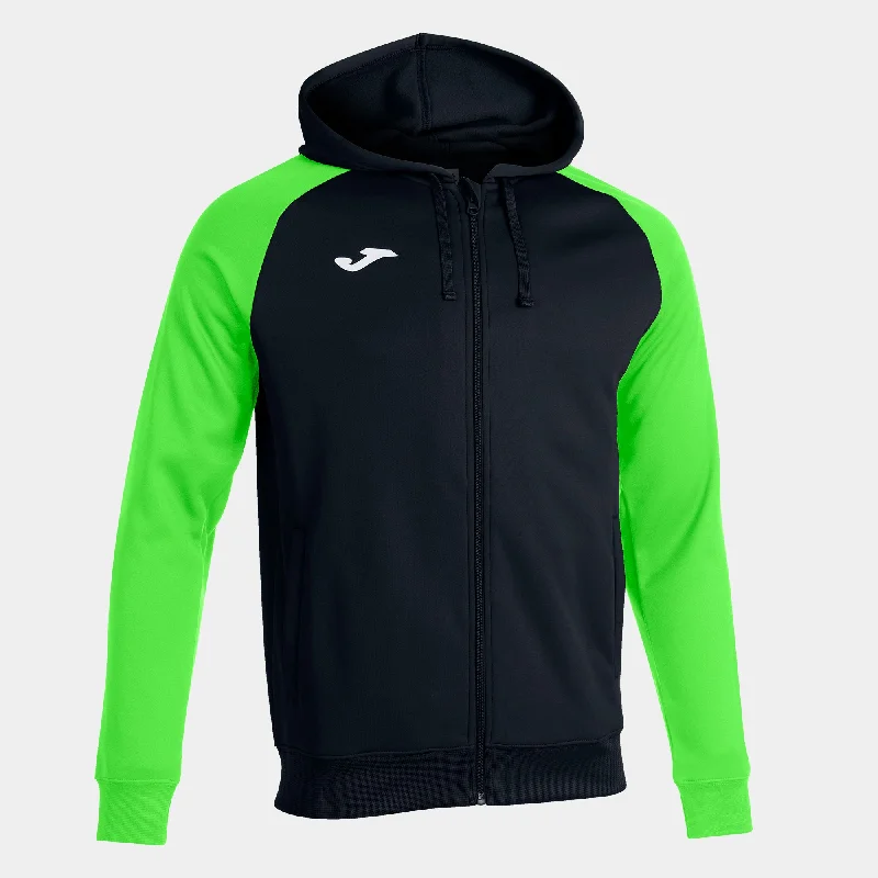 Joma Academy IV Ladies Hoodie Jacket (Black/Green Fluor)