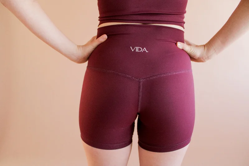 Vida Dream Bike Short (raisin)