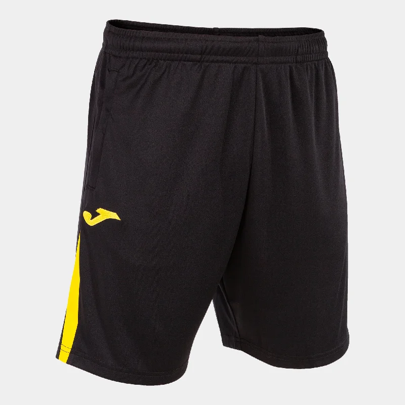 Joma Championship VII Short (Black/Yellow)