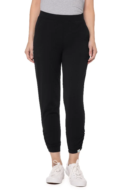 Women's Cafe Ruche Pants | Black