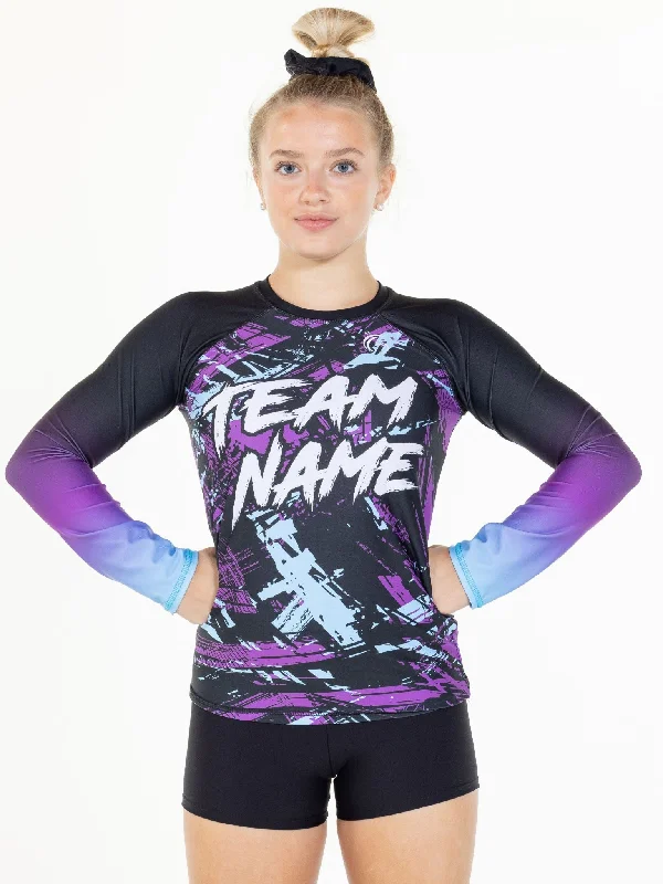 Edgy Acro and Tumbling Shirt and Short Set