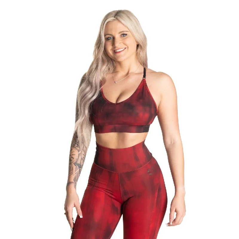 Better Bodies High Line Short Top - Chilli Red Grunge