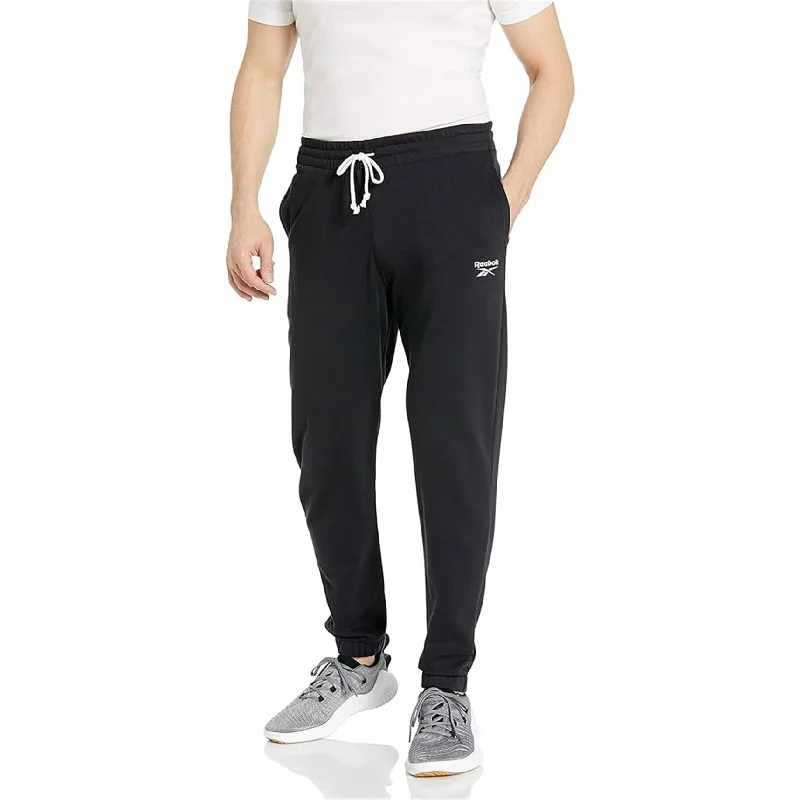 Reebok Mens Training Essentials Athletic Sweatpants, Black, Large