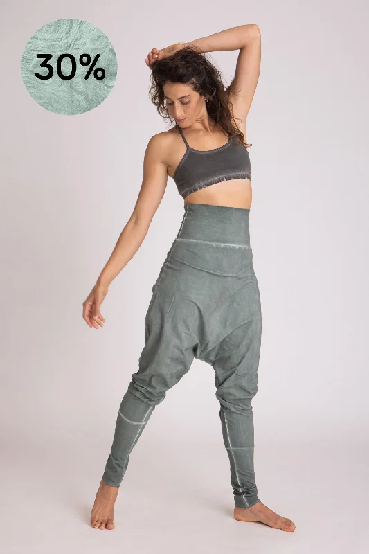 Stonewash Harem Pants