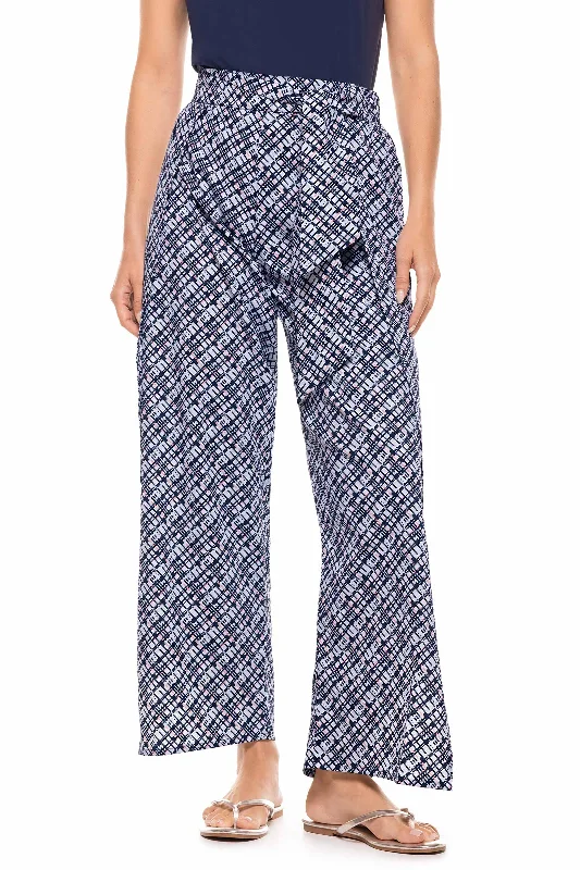 Women's Reef Overlap Pants | Navy Gulf Stream Stripe