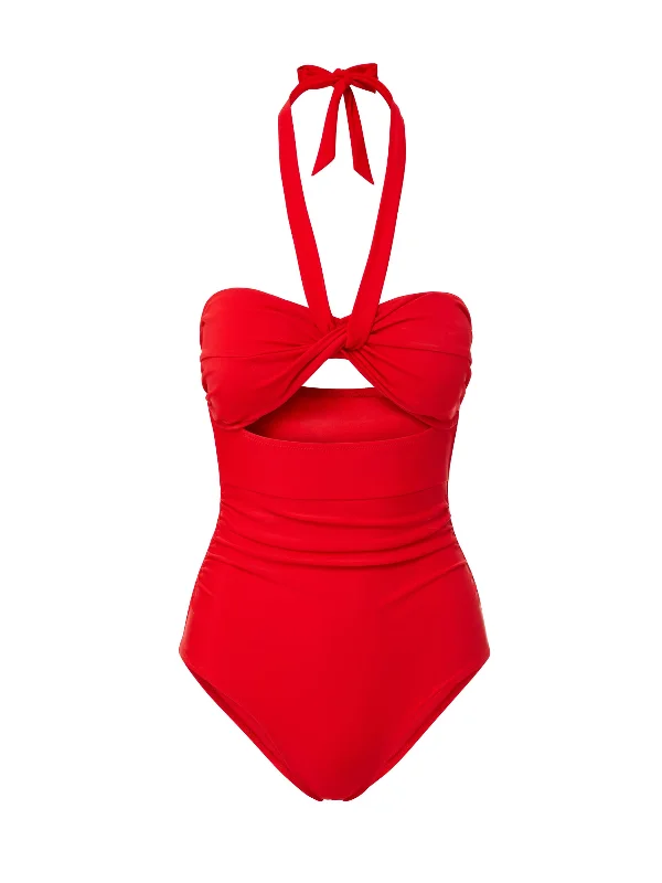 Ella One Piece Cherry Red