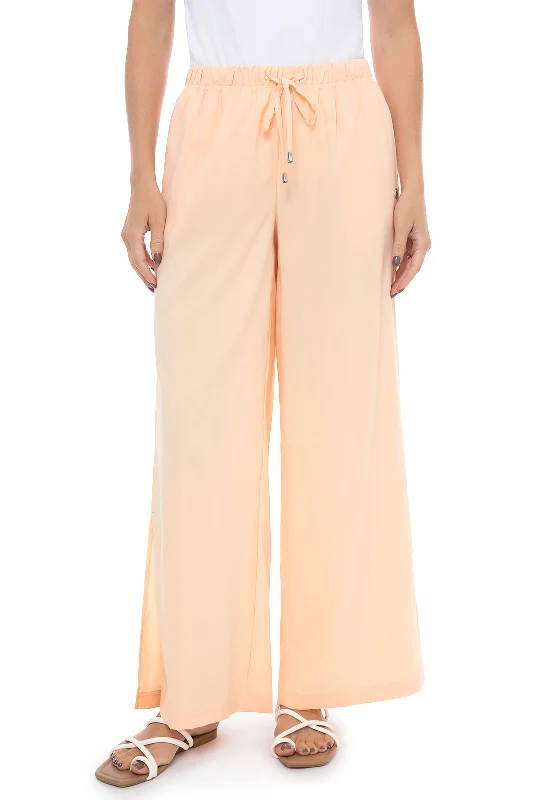 Women's Petra Wide Leg Pants | Peach Fuzz