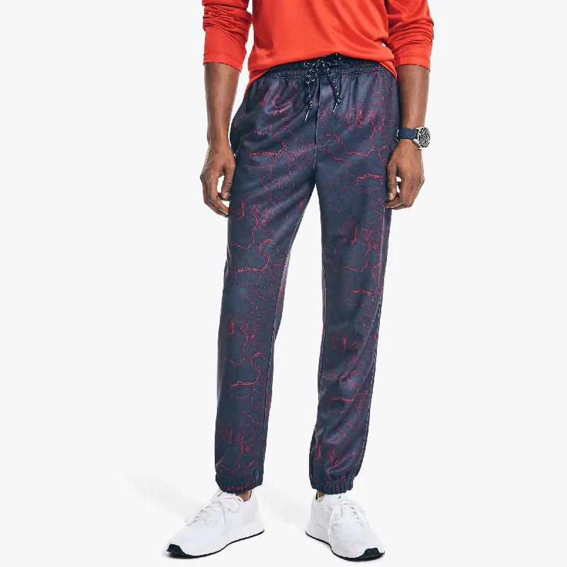 Nautica Mens Competition Sustainably Crafted Printed Jogger