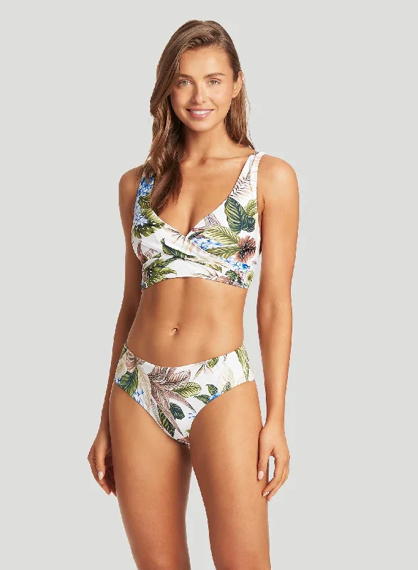 Sea Level: Lost Paradise Mid Bikini Pant White