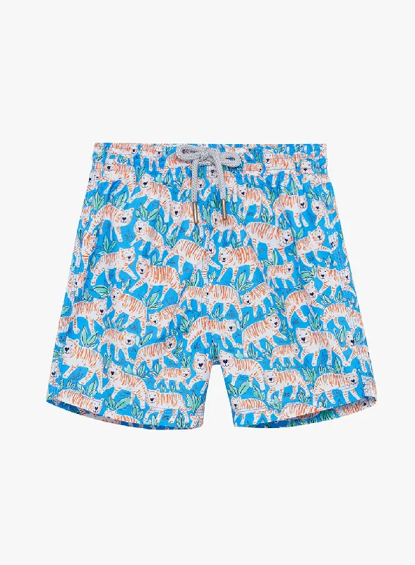 Boys Swimshorts in Tiger