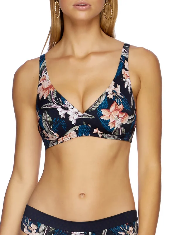 Serendipity D/DD Underwire Bikini Top - Navy