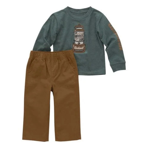 Toddler Boys' Lantern Print T-Shirt and Pants Set -