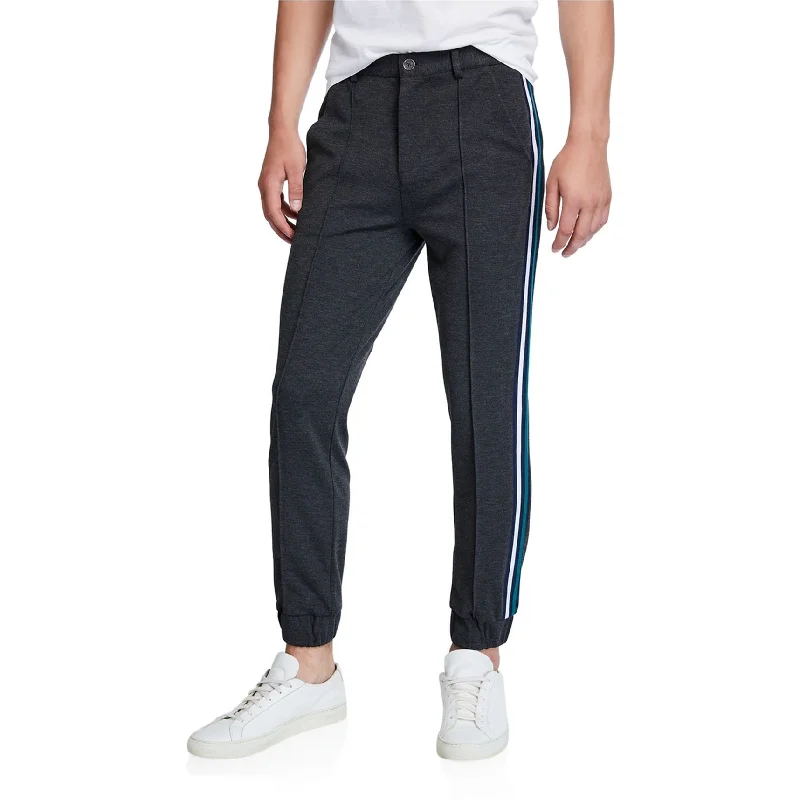 Elevenparis Mens Side Stripe Athletic Jogger Pants