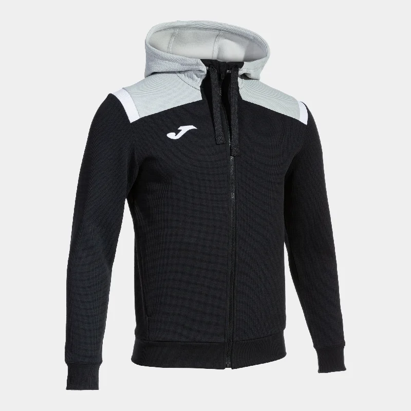 Joma Toledo Hoodie Jacket (Black/Medium Grey)