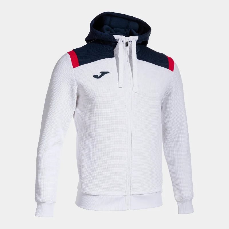 Joma Toledo Hoodie Jacket (White/Dark Navy)