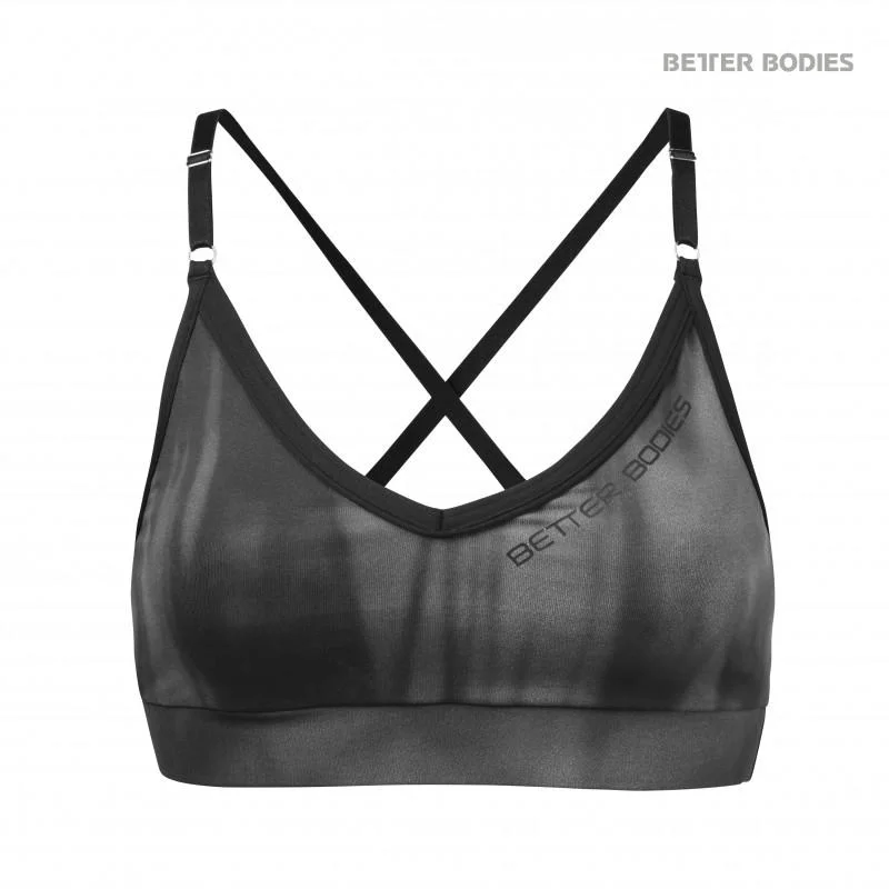 Better Bodies Grunge Short Top - Steel Grey