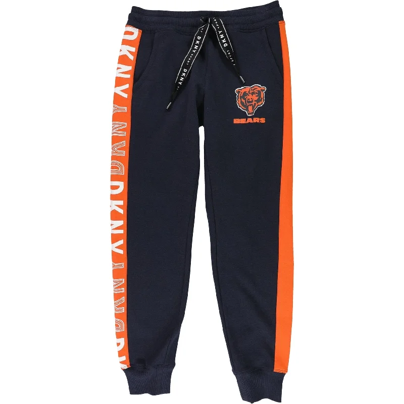 DKNY Womens Chicago Bears Athletic Sweatpants, Blue, Small