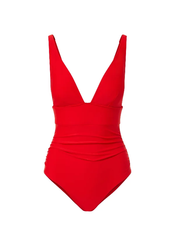 Niki One Piece Cherry Red