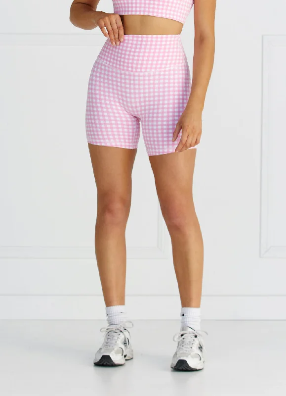 Astoria LUXE BALANCE Short - Pink Gingham