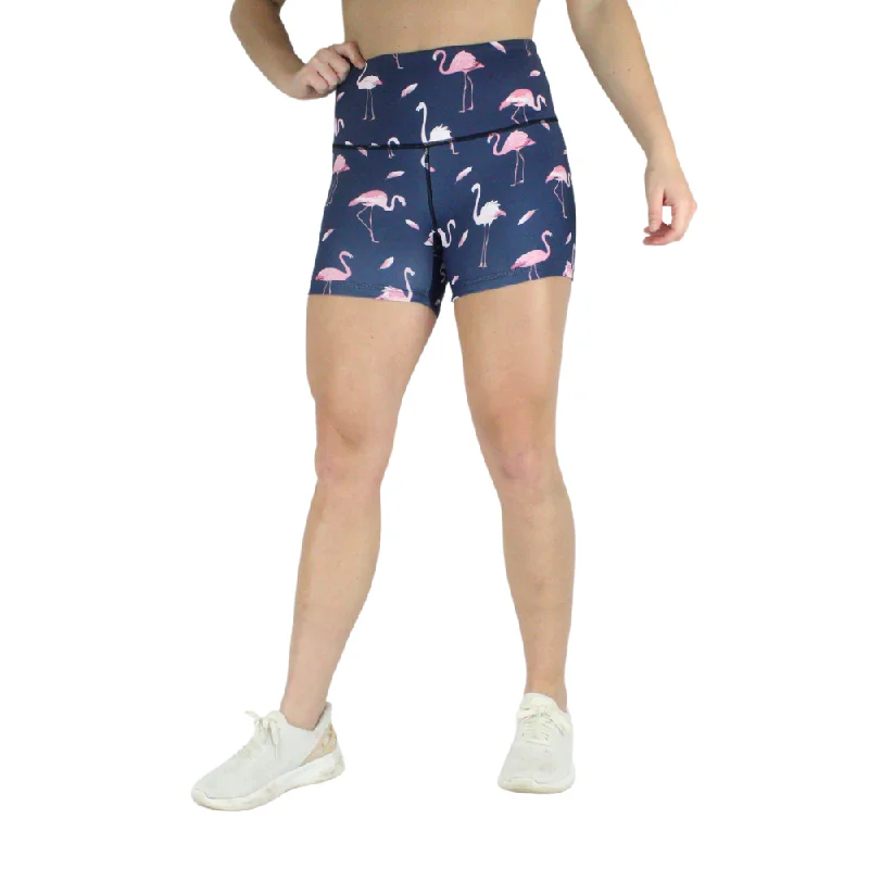 Leakproof Shorts | High-Rise | Flamingo