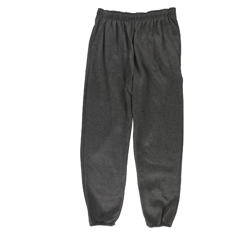 Hill Mens Heathered Athletic Sweatpants, Grey, Large