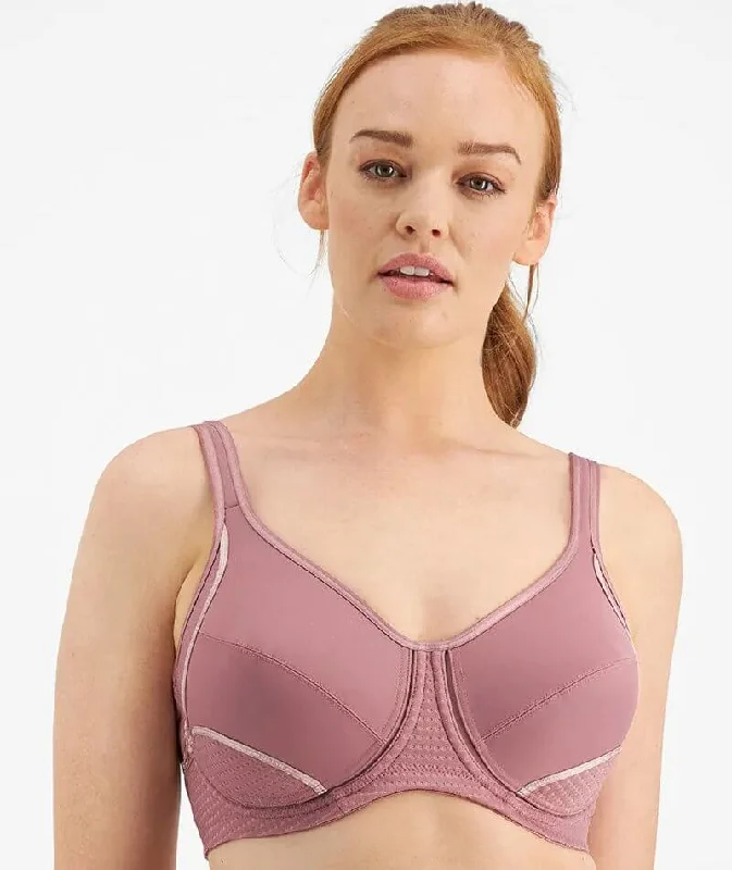 Berlei Electrify Underwire Sports Bra - Washed Plum