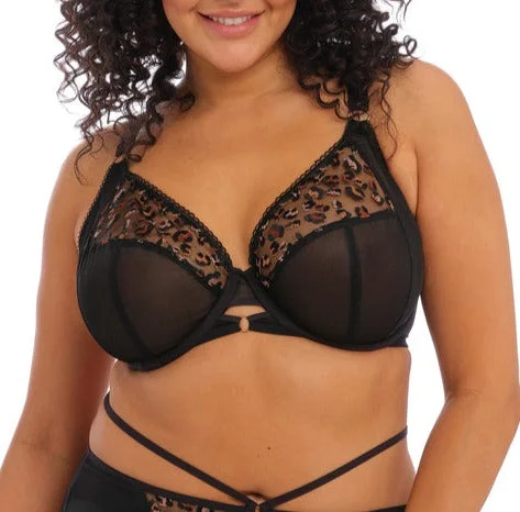 ELOMI EL301335BLK NAMRAH UW PLUNGE BRA