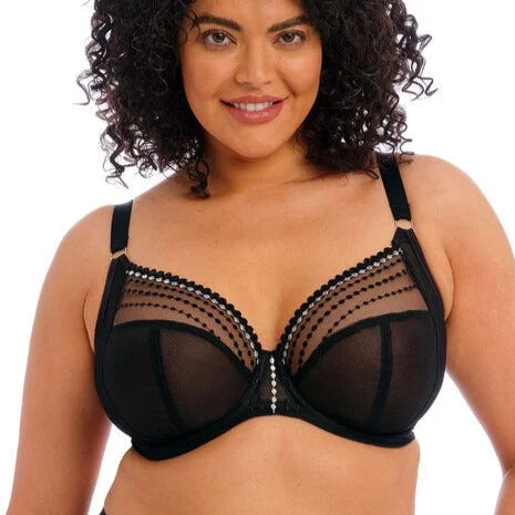 ELOMI EL8900BLK MATILDA UNDERWIRE PLUNGE BRA