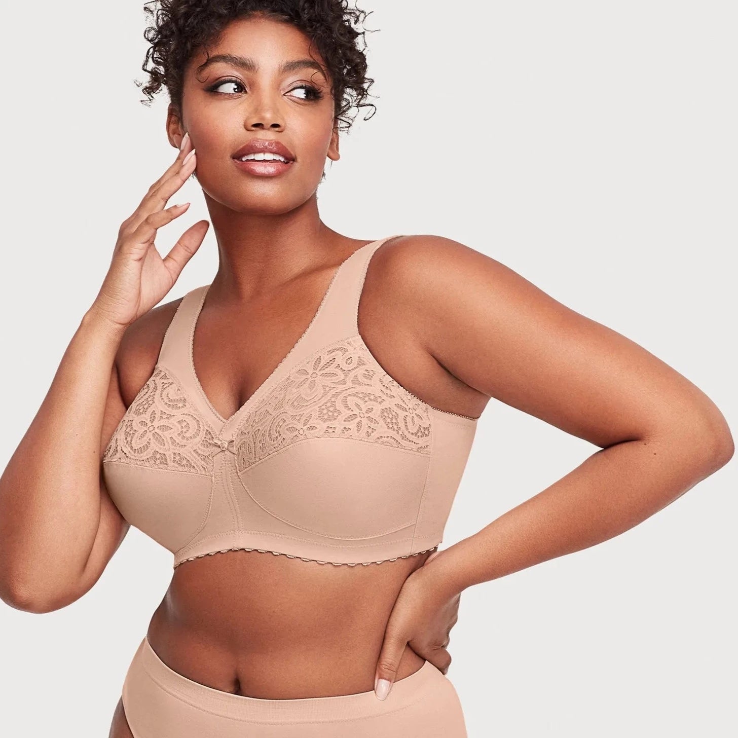 GLAMORISE 1001LAE COTTON FULL CUP BRA