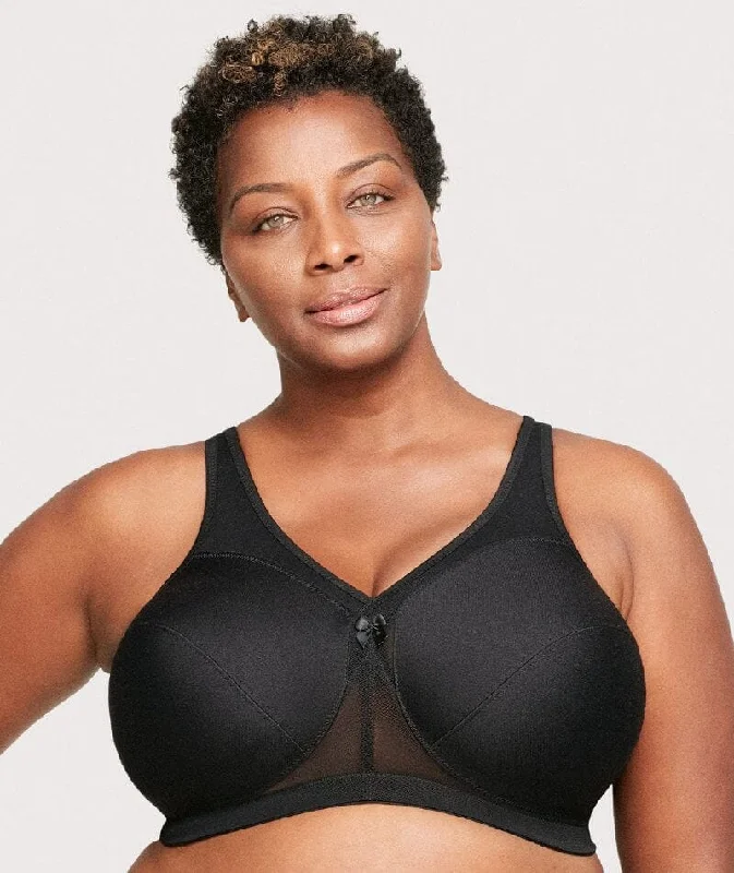 Glamorise Magiclift Active Support Wire-Free Bra - Black