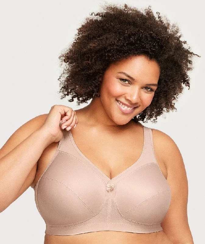 Glamorise Magiclift Active Support Wire-Free Bra - Cafe