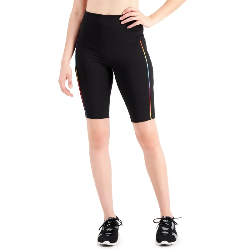 ID Ideology Women's Pride 10 Bike Shorts Black Size X-Large - XL