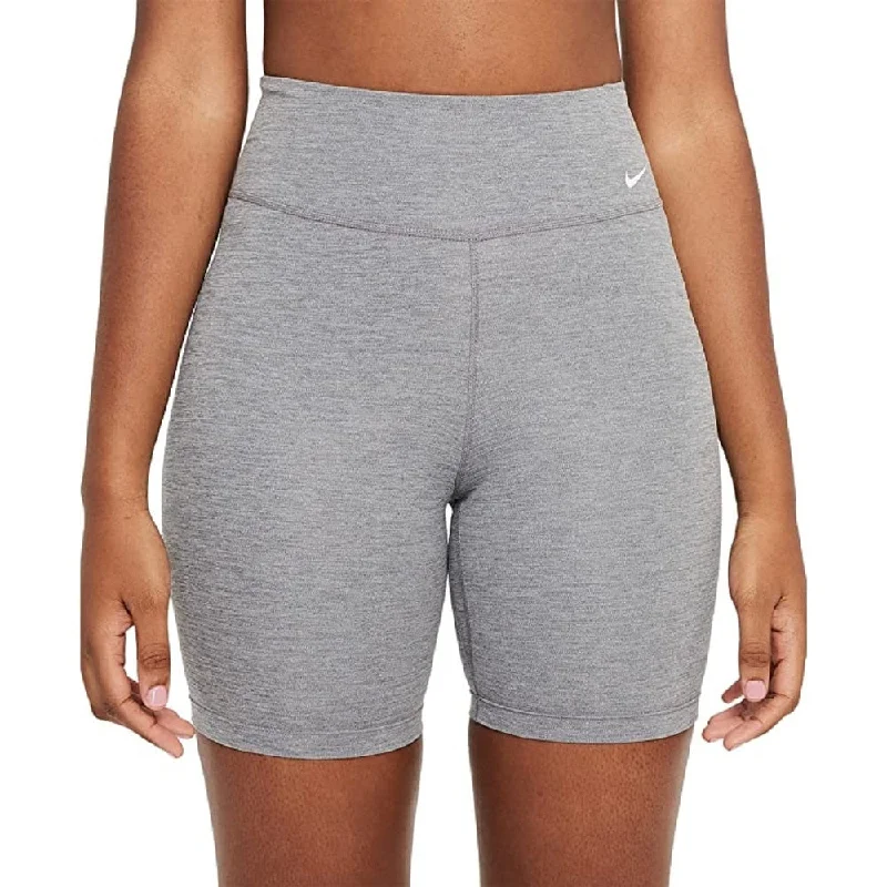 Nike Women's One Mid Rise Bike Shorts Gray Size X Small - XS