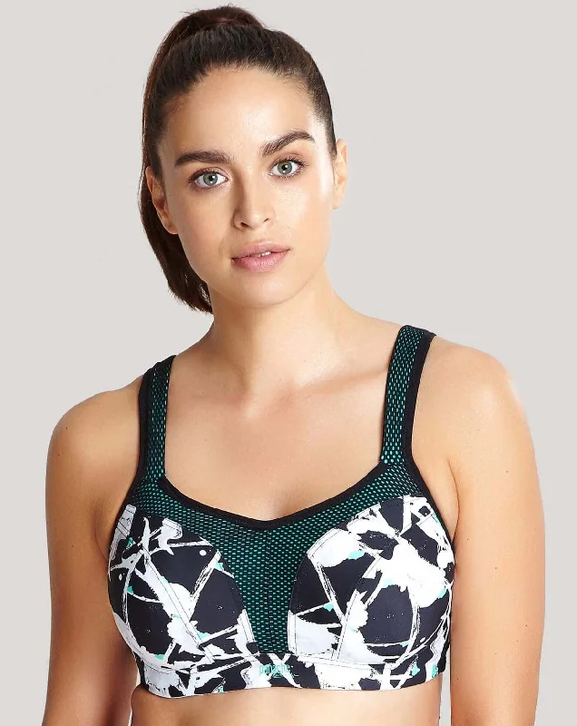 Panache Sport Power Underwired Sports Bra - Graffiti Print