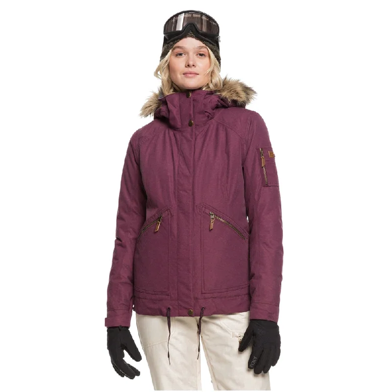 Roxy Meade Snowboard/Ski Jacket - Grape Wine