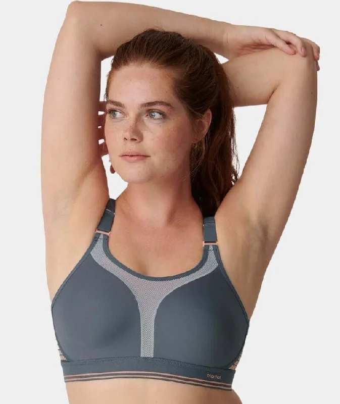 Triumph Triaction Extreme Lite Wire-free Sports Bra - Grey