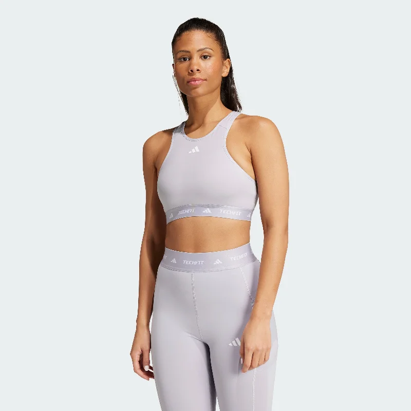 Women's adidas Techfit Medium-Support High-Neck Bra